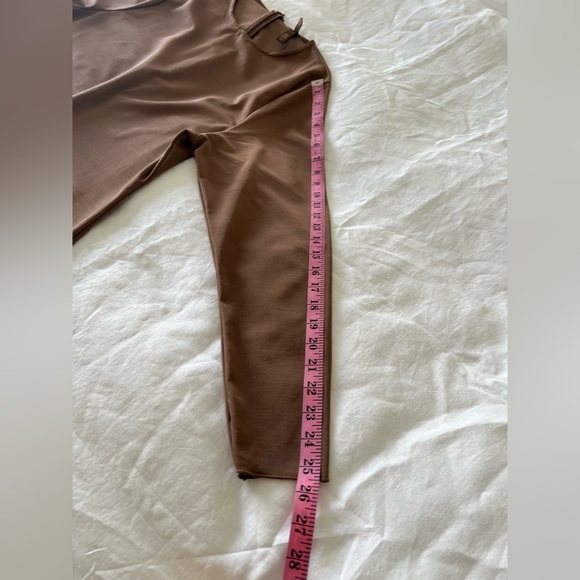 Skims | Size 4X | Brown Full Body Crew Neck PowerMesh One Piece Jumpsuit Mesh - Picture 5 of 9